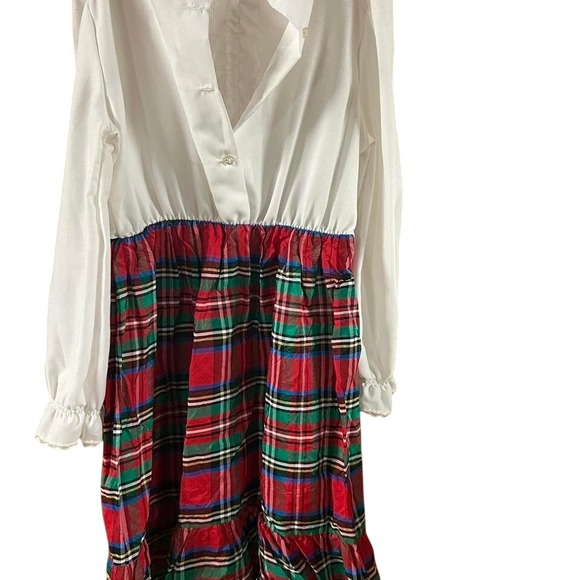 The Unbranded Brand Dresses & Skirts - WOMENS TRUE VINTAGE TARTAN PRAIRIE STYLE DRESS SIZE SMALL